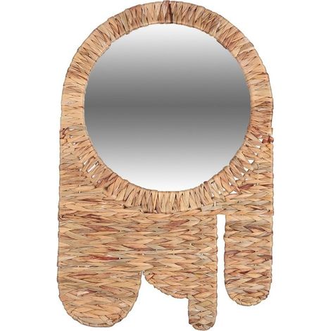 Miroir boho jacinthe d'eau petit modèle (1/3)