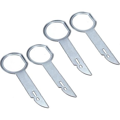 4-teiliges Set Autoradio-Ausbauadapter, Verkleidungsentfernungswerkzeuge, Universal-Tri