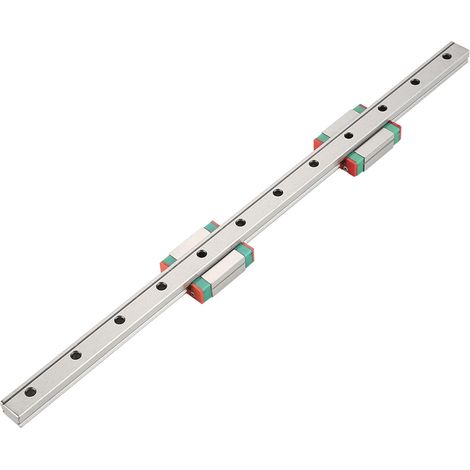 rail de guidage linéaire miniature MGN12 de 300 mm de long et 12 mm de large, 2 blocs de glissement MGN12B