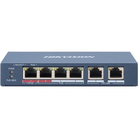 POE SWITCH HIKVISION DS-3E0106HP-E 6-PORT