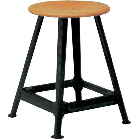 Tabouret en acier 4 pieds, H500 mm