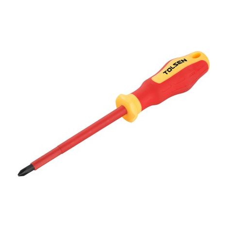 Destornillador Phillips Aislado TOLSEN - PH1x80mm, TOLSEN (1/2)