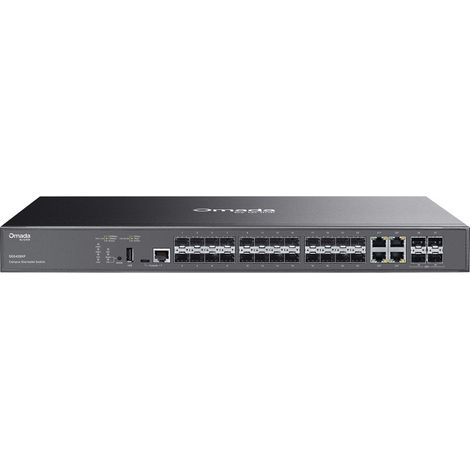 TP-Link SG5428XF switch di rete Gestito L3 Nero