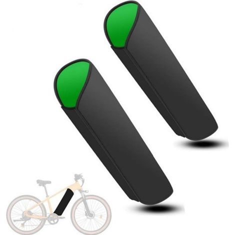 Protège-Batterie Vélo Électrique - Étanche Anti-Poussière - Circonférence 28 à 36 cm - Vert - Lot de 2 (1/5)