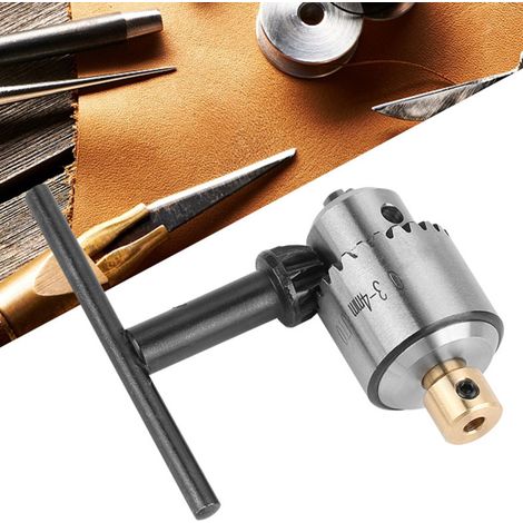 Mandrin de perçage à cône JTO micro 0,3-4 mm avec clé et clé de mandrin pour perceuse électrique de tour (1/5)