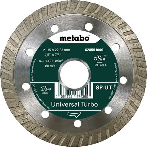 METABO 628551000 Diamond cutting disc 115mm x 22.23mm
