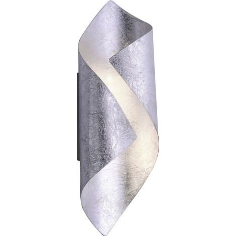 Applique murale moderne chromée cylindre LED 7W Nevis (1/4)