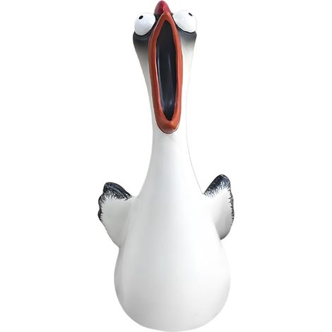 Huhn aus Kunstharz lustige Hühnerstatue Hahn Hof im