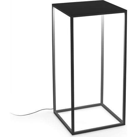 Piantana Industrial-Minimal Ipotesi Metallo Bianco Led 16W 3000K H73Cm (1/2)