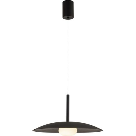 Suspension, Suspension réglable LED ronde ø46 cm Lidia Noir en Metal, MANTRA (1/3)