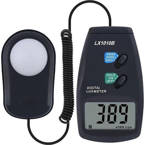 Photomètre numérique portable de luxmètre (0-50 000 lux) pour le test des lampes solaires (1/5)