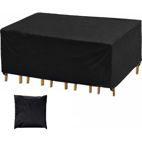 Quadratische Gartentischabdeckung, wasserdichte Schutzhülle für Gartenmöbel, 420D Gartentischabdeckung für den Außenbereich, 120 x 120 x 74 cm