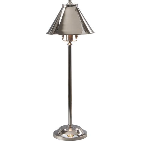 Elstead Provence - Lampe de table à 1 lumière, nickel poli, E14 (1/3)