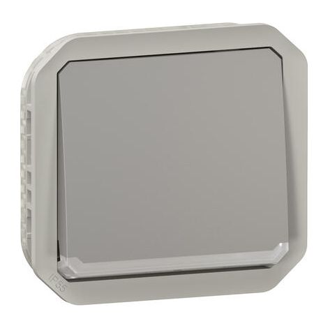 Legrand - Interrupteur ou va-et-vient lumineux Plexo composable - Gris (1/3)
