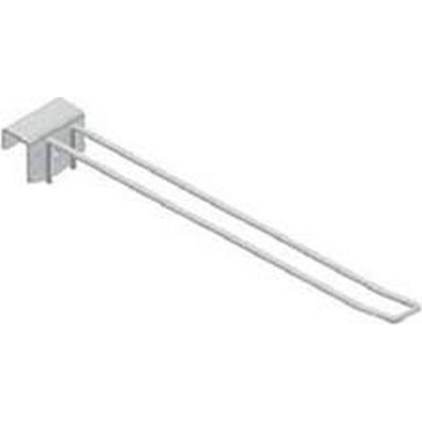 5PZ GANCIO IN FILO CROMATO DOPPIO PER BARRE UNIVERSALI - ø mm.5x300 l.