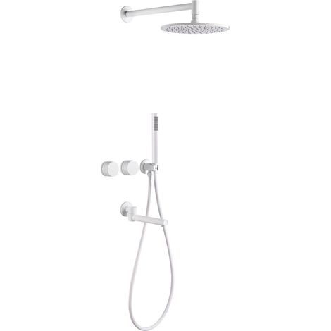 Composition de douche SC74 en laiton blanc collection argolide (1/3)