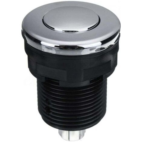 Interrupteur pneumatique à bouton-poussoir pour baignoire, spa, déchets, déchets, noir, 34 mm,noir (1/3)