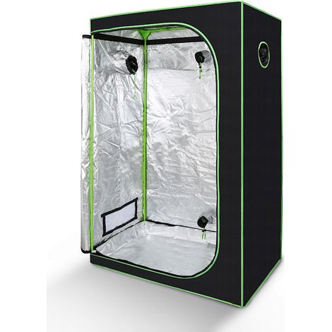Randaco Tenda da coltivazione professionale, struttura metallica inclusa 120x60x180cm