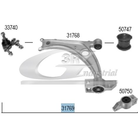 3RG 31769 BRAZO SUSPENSIÃƒâ€œN DELANTERO IZQUIERDO