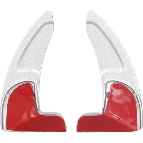 Extensiones de palanca de cambios de volante FOREHILL de 2 piezas para Dodge Challenger 2015-2019, color plata (1/5)