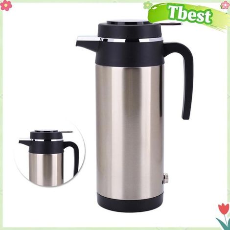 Tbest Chauffe-eau de voiture 850 Ml 24v Voyage Car Kettle Cigarette Pobine de Tige Légère Chauffage à Bouteille à thé table tasse (1/5)
