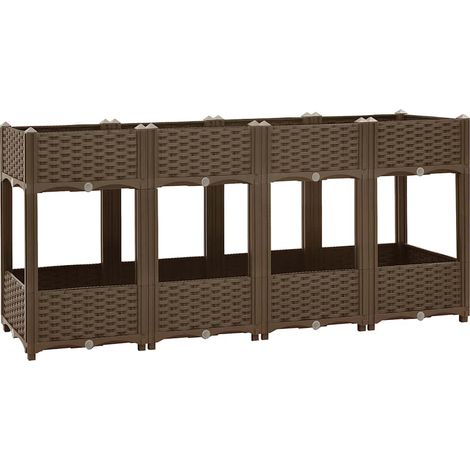 Maison Exclusive - Hochbeet 160x40x71 cm Polypropylen