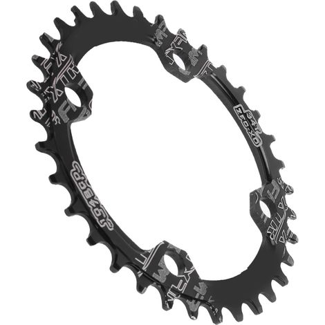Couronne de vélo FMFXTR 34 dents BCD 104, compatible chaîne étroite et large pour VTT et vélo de route, couleur noire (1/5)