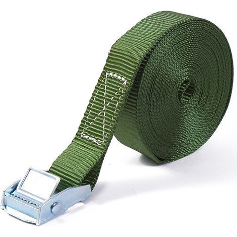 AUTRES 250 kg 9m Sangle à boucle à griffe 25mm Sangle de Serrage Sangles de Fixation Sangle d'arrimage Sangle Vélo (1/4)