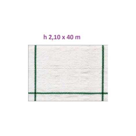 Telo per Pacciamatura Bianco - L 40 x H 2,10 m