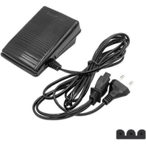 Pédale de commande pour machine à coudre SINGER, en plastique, compatible avec les modèles Singer SC220, 6160, 6180, 5400 et XL400. (1/4)