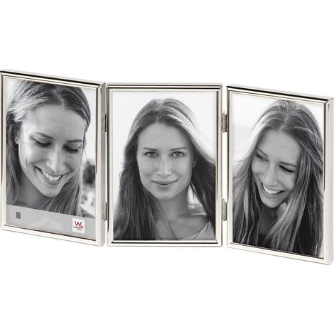 walther design cornice portafoto silver 3x 10x15 cm Chloe Cornice per Ritratto WD315S (1/4)
