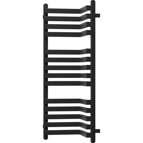 Mexen Loop Eckheizkörper für das Badezimmer 1000 x 375 mm, 572 W, schwarz - W129-1000-350-00-70 (1/3)
