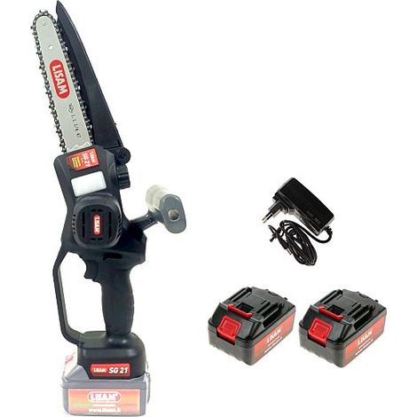 Elagueuse Lisam SG 21 avec 2 batteries 21V et 4Ah et barre de 20cm
