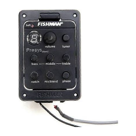 Micro Fishman Presys 301, préampli hybride double mode, égaliseur, accordeur, capteur piézo, métronome