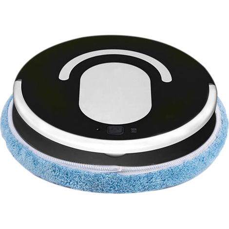 Robot nettoyeur de sols entièrement automatique, aspiration puissante, faible niveau sonore, rechargeable par USB, 2 modes de nettoyage (1/2)