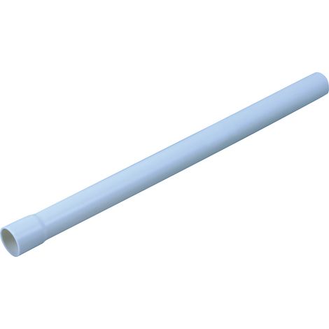 451241-5 Tubo recto de plástico 28 x 465 mm, blanco (1/2)