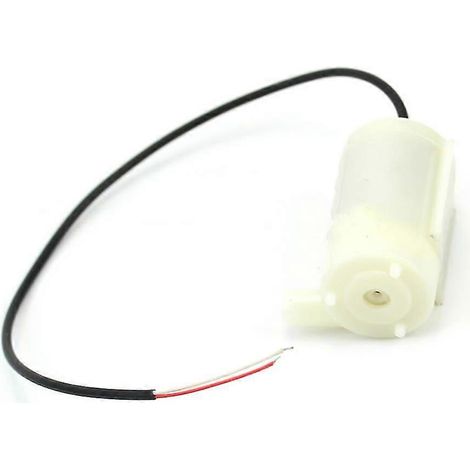 Une mini pompe à eau submersible, CC 3-6V, débit 120 litres/heure, faible débit. (1/5)