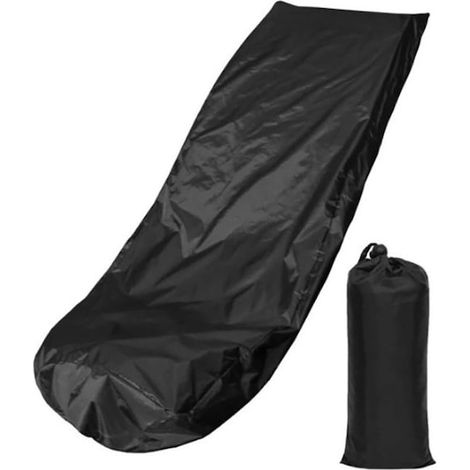 Housse de tondeuse Tovbmup, imperméable, anti-UV, noire, 188 x 99 x 64 cm (1/5)