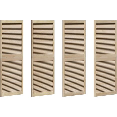 Maison Exclusive - Porta per Armadio con porta 4 pcs Naturale 170 x 2,1 x 59,5 cm
