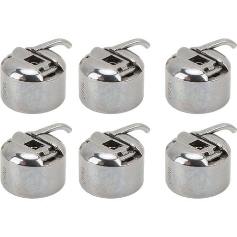 6Pcs Bobbin Case Iron Material Smoothing Surfaces Household Sewing Bobbin Case for Most Sewing Machines (1/5)
