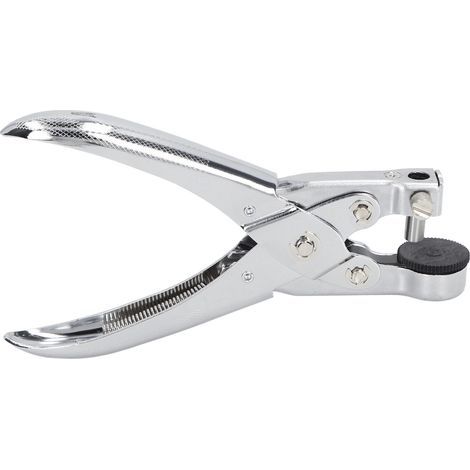 Perceuse à un trou en métal chromé, diamètre 7mm, pour plastique et carton, haute dureté et facile à utiliser. (1/5)