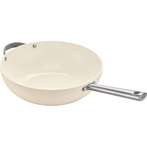 Poêle wok antiadhésive 30cm crème - Beka - 102853 (1/5)