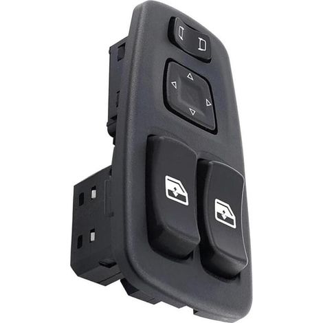 Bouton de commande principal de lève-vitre électrique neuf et complet pour camion Scania PGR série T - Remplace les références 1445793 / 1421856 / 1863516 / 1863514 / 1746397 / 1470090 / 0431601 / 142