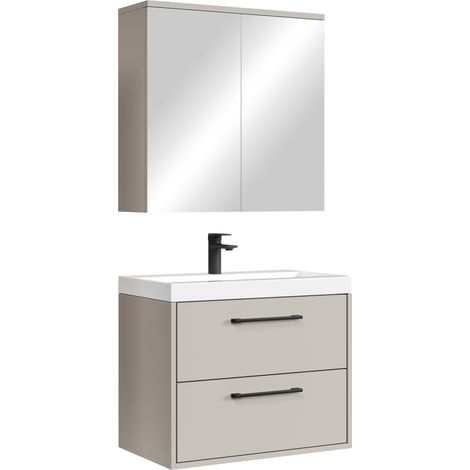Conjunto de muebles de baño Florence 01 60 cm – Beige – Mueble d (1/5)