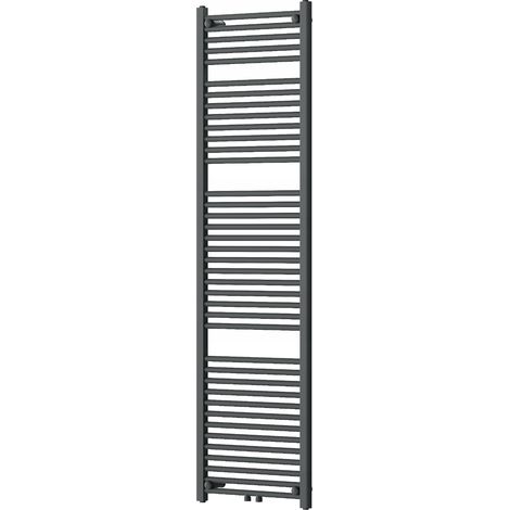 Radiador secatoallas eléctrico 814W 180x50x3cm, Gris (1/4)