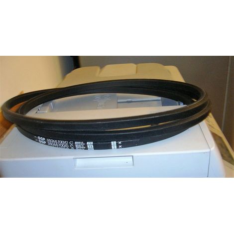 CINGHIA CINTA MOTORE- PIATTO RASAERBA TRATTORINO CASTELGARDEN GGP 35065700 (1/2)