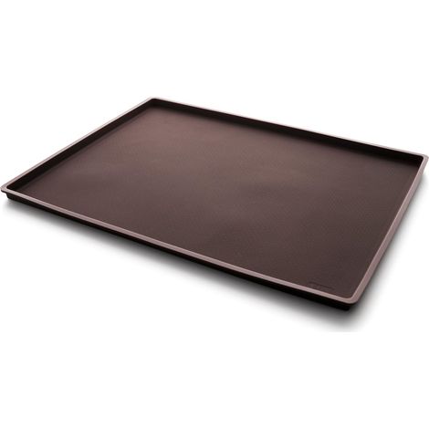 Tapis de four à rebords Silicone Marron 40x30 :génoises,gâteau roulé (1/5)
