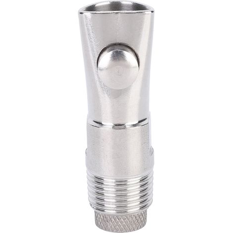 Lot de 5 abreuvoirs automatiques à buse plate DN15 en acier inoxydable pour porcs et bovins (68 mm). Accessoire d'élevage.