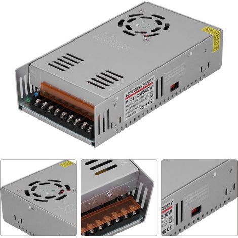 500W 24V 20,9A Schaltnetzteil für industrielle SPS, Schaltschränke und Prozesssteuerung (1/5)