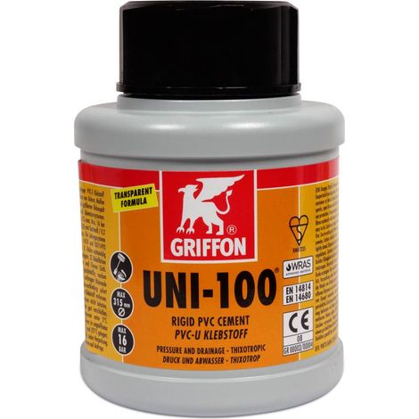 Griffon UNI-100 Kleber für PVC-Rohre 250 ml 6111031 (1/3)